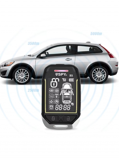 Автомобильная сигнализация SPY H1, 2 пульта, автозапуск, иммобилайзер-5